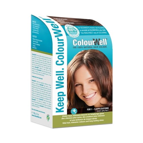 ColourWell barva za lasje kostanjevo rjava - 100 g Slike
