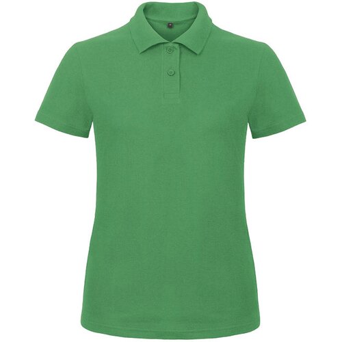  MAJICA KRATKI ROKAVI POLO B&amp;amp;C ID.001/WOMEN 180G TRAVNI&amp;Scaron;KA ZELENA XL Slike