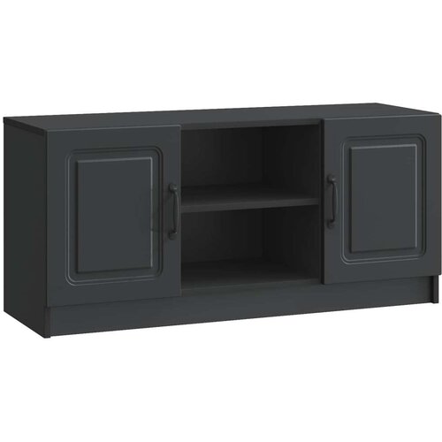 TV omarica Črna 102 x 34,5 x 47 cm Inženirski les, (5000210427) Cene