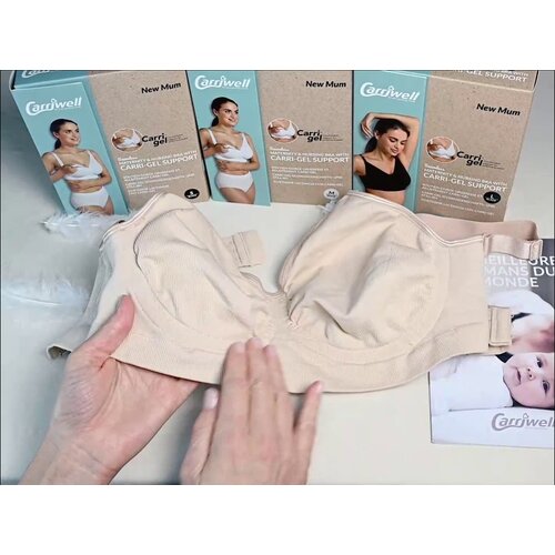 Carriwell nedrček Carri-Gel Carri-Gel, črne kockice,XL black Slike