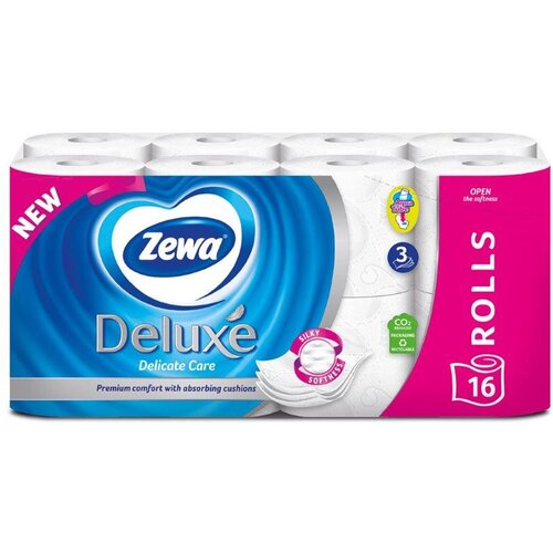 Zewa delux pure white toalet papir, 16/1 Slike