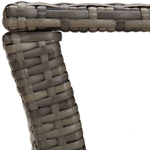  Stolić za kavu sivi 100 x 50 x 40 cm od poliratana Slike