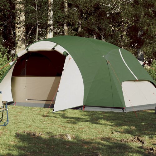 VidaXL &amp;Scaron;otor za kampiranje za 8 oseb zelen 360x430x195 cm 190T taft Slike
