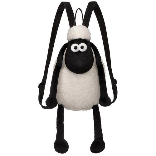 Aura Shaun the Sheep, ženski nahrbtnik Shaun Sheep 61175 črno-bel, 12 palcev, primeren za odrasle, otroke, pli&scaron;, črno-bel, 33 cm UK, (20871642) Cene