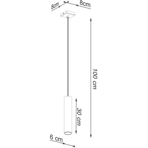  Sollux SL.1200 - Luster na sajli LAGOS 1xGU10/10W/230V, zlatni Slike