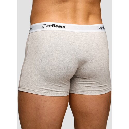 GymBeam Mu&amp;scaron;ke bokserice Essentials 3Pack Grey Slike