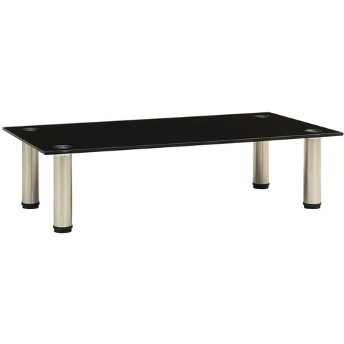 VidaXL TV stojalo črno 60x35x17 cm kaljeno steklo, (20913241) Slike