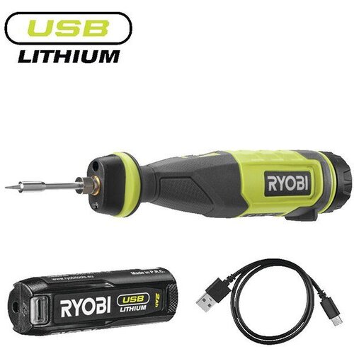 Ryobi Akumulatorski spajkalnik (1 x 4V 2.0Ah baterija) RSI4-120G 4V USB, (21823417) Cene