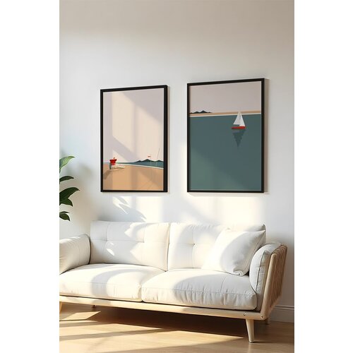 Wallity dekorativna slika Huhu486S, 50x70cm, 2 dela Cene