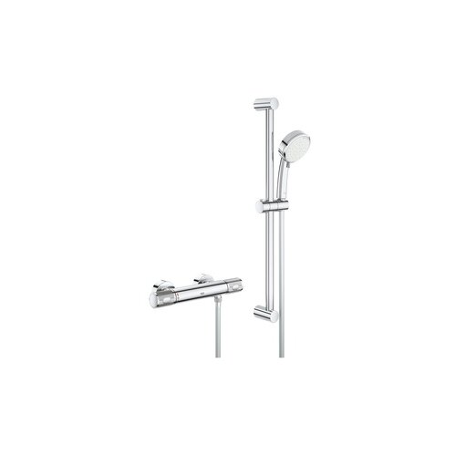 Grohe 34783000 Grohtherm 1000 Chrome baterija za tuš termostatska sa Tempesta 100 ručnim tuš setom Cene