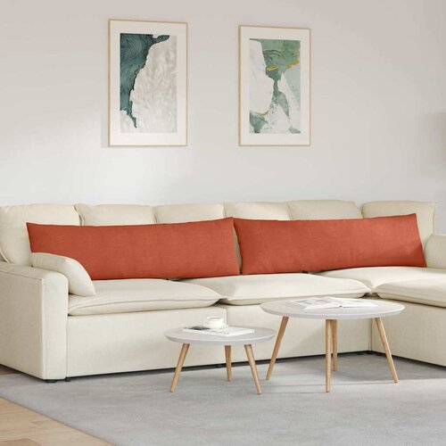  Jastučići za sofu 2 pcs Crvena narančasta 145 x 40 cm Cijene