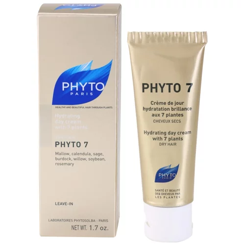 Phyto 7 Hydrating Day Cream vlažilna krema za suhe lase 50 ml