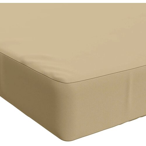  Jastuk za sjedalo SOEST 100% poliester Bež 120 x 60 x 10 cm - Bež 120 x 60 x 10 cm Poliester Slike