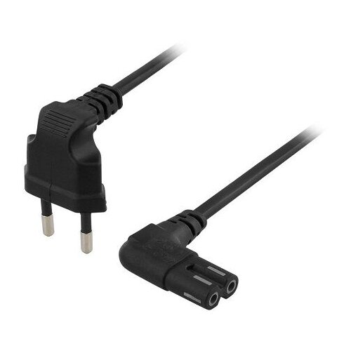 Kettz Ketty NK-K0758 EU plug na C7 Napojni kabl, 250V, 2.5A, 0.75m Slike