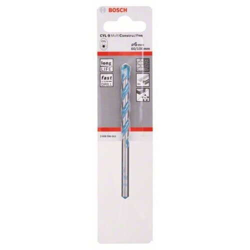 Bosch Vi&amp;scaron;enamenska burgija CYL-9 Multi Construction 2608596053, 6 x 60 x 100 mm, d 5,5 mm ( 2608596053 ) Slike