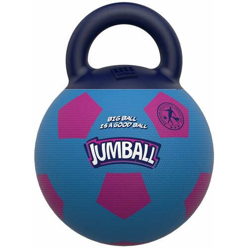 GiGwi Jumball lopta sa gumenom ručkom Fudbal Slike