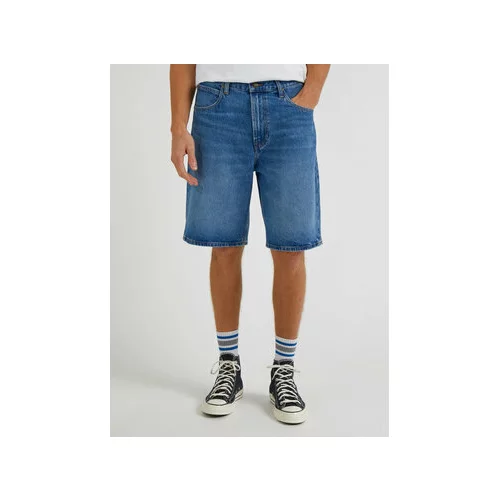Lee Jeans kratke hlače Asher L70UGAB91 Modra Loose Fit