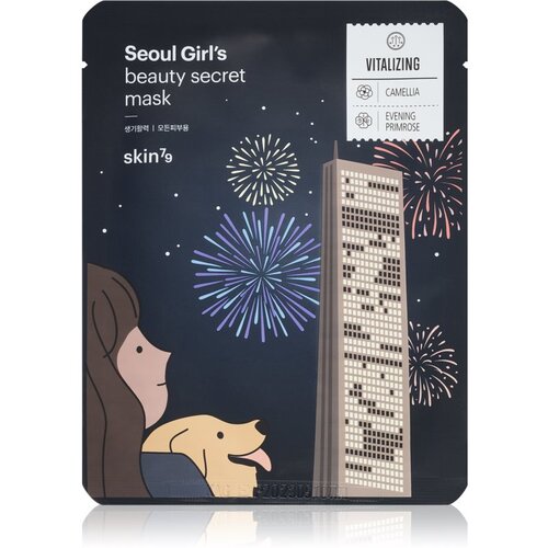 Skin79 Seoul Girl&amp;#039;s Beauty Secret učvr&amp;scaron;ćujuća sheet maska za konture lica 20 g Slike