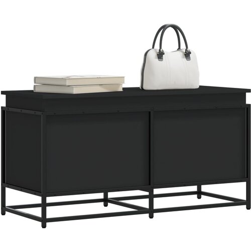 VidaXL Kutija za pohranu s poklopcem 100x40x51,5 cm konstruirano drvo Slike