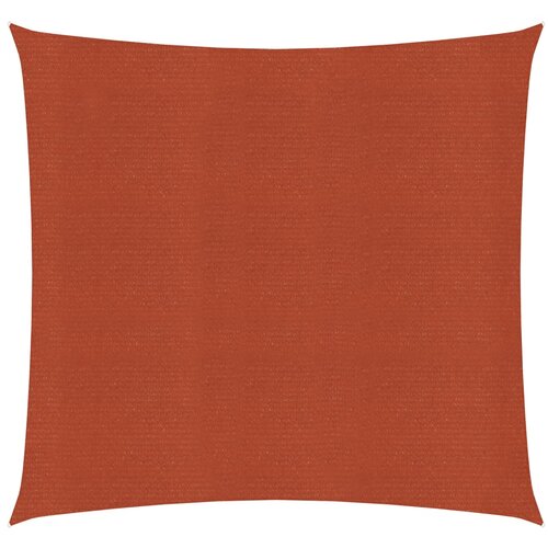 vidaXL Senčno jadro 160 g/m² kvadratno terakota 4,5x4,5 m HDPE, (21228968) Cene