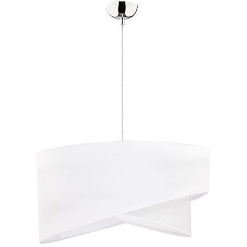  Duolla - Luster na sajli CELLO 1xE27/40W/230V prečnik 45 cm bela/srebrna Cene
