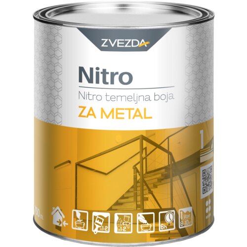Zvezda nitro nitro temeljna boja za metal-oksidno crvena 5 l Cene