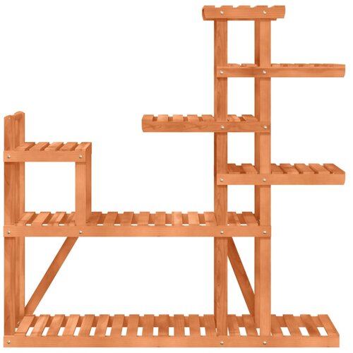  Stalak za cvijeće 110 x 25 x 111 cm od masivne jelovine Slike