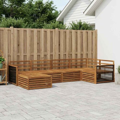 Set vanjskih sofa 6 kom. Prirodna Cene