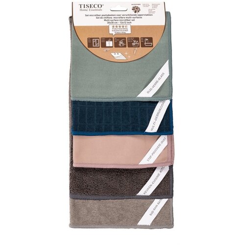 Tiseco Home Studio Komplet 5 krp za či&amp;scaron;čenje iz mikrovlaken, 30 x 30 cm Slike