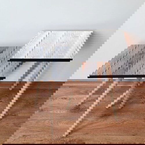 Hanah home set klub stočića 2Shp449, 2 komada, Sivi i beli Cene
