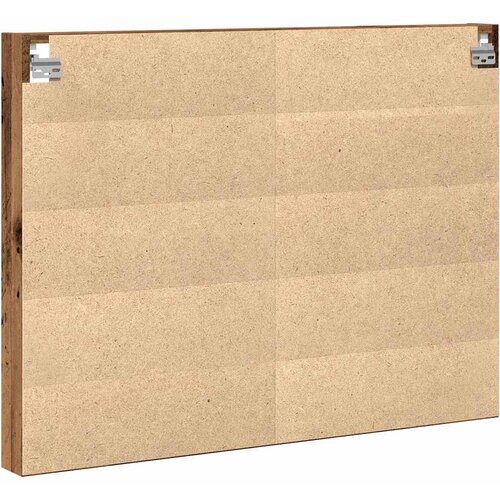 Ormar za izlaganje s policom Zidne Staro drvo 100 x 8,5 x 75 cm Slike