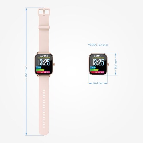LAMAX Electronics BCool 2 Play pametna ura za otroke Rose Gold 1 kos Slike