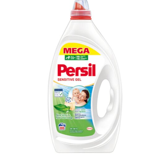 Persil Gel za pranje perila Gel Sensitive, 3,96 L, 88 pranj Slike