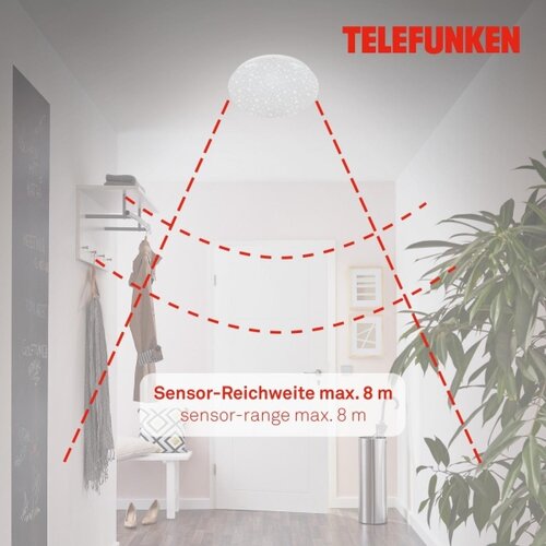 Telefunken 601706TF - LED plafonsko svetlo sa senzorom LED/12W/230V pr. 27 cm Slike