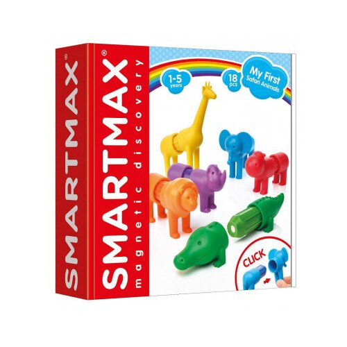 Smartgames Magnetni konstruktor Moje prve životinje iz safarija Cene