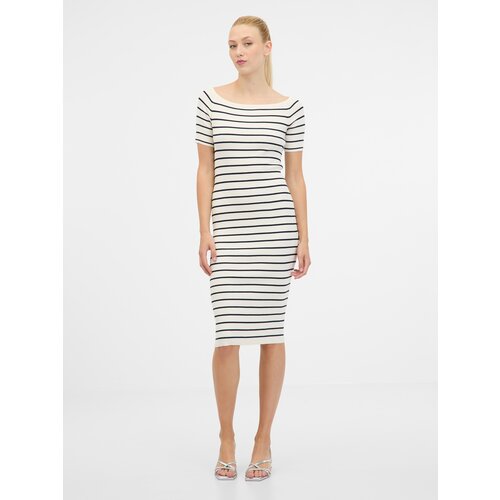 Orsay Cream women's midi dress - Women's Cene