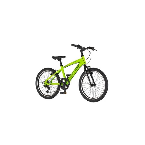 Visitor bicikl junior 20 fox roll alu 20" tvrda alu 12" v-brake 6 brzina 132-155cm (xs) zeleni neon 1203166 Cene
