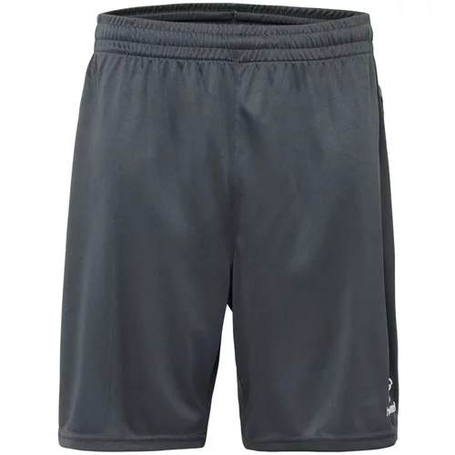 Hummel Sportske hlače antracit siva / crna / bijela