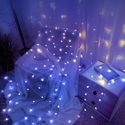  lampice za jelku sa 100 hladno belih led dioda 10m ML-C2010 Slike