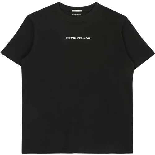 Tom Tailor Majica črna / bela