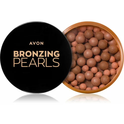 Avon Pearls brončane perle za lice nijansa Warm 28 g