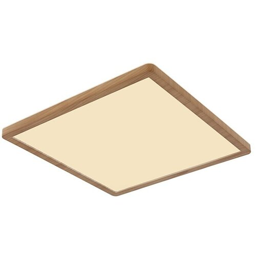 Globo LED stropna svjetiljka Sapana (24 W, Topla bijela, Smeđa, D x &amp;Scaron; x V: 42 x 42 x 2,5 cm) Slike