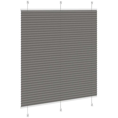  Plisirana roleta antracit 120x100 cm &amp;scaron;irina tkanine 119,4 cm Slike