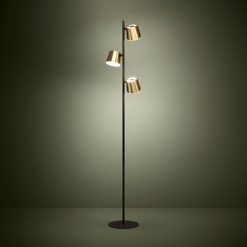 Eglo 39987 - LED podna lampa ALTAMIRA 3xGU10/4,6W/230V 3000K zlatna Slike