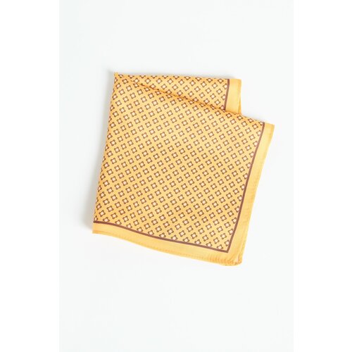 ALTINYILDIZ CLASSICS Men's Yellow Patterned Handkerchief Slike