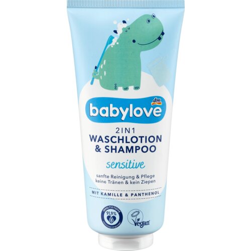 babylove 2IN1 sensitive gel za tuširanje i šampon 200 ml Cene