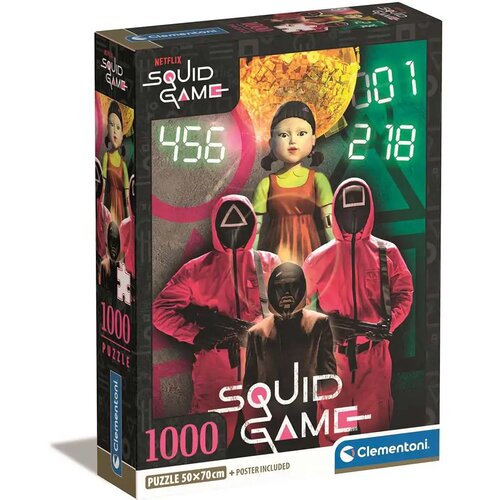 Clementoni Squid Game: Osvoji svoj život 1000-dijelni puzzle 70x50cm - Cijene