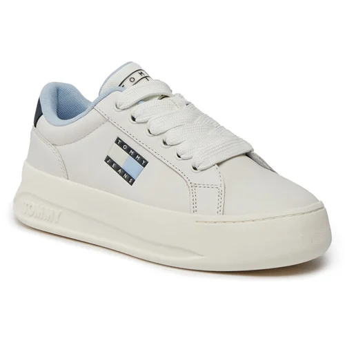 Tommy Jeans Superge Tjw City Flatform EN0EN02500 Écru