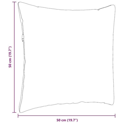 VidaXL jastučići za sofu 2 pcs crvena 50 x 50 cm tkanina Slike