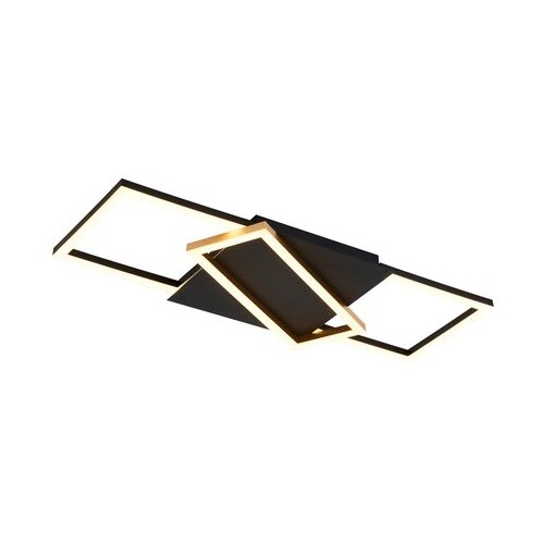 Rabalux plafonjera Kitlee, LED, Sa daljinskim, 40W, 3000-6500K, 66x29cm, Crna Slike
